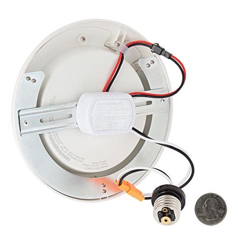 in ceiling junction box light to a flush mount|flush mounted led wiring.